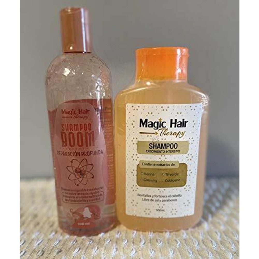 Magic Hair Therapy Shampoo Crecimiento Intensivo y Shampoo BOOM